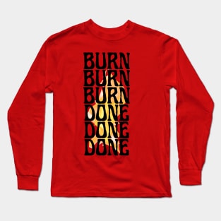 BURN DONE - Arson BTS j-hope Long Sleeve T-Shirt